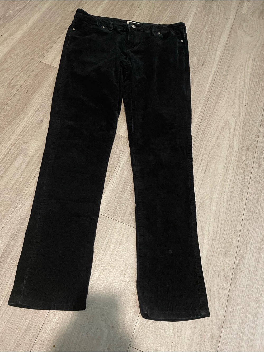 MICHAEL Michael Kors Women's Black Boot Cut Corduroy Jeans